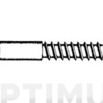 TIRAFONDO CABEZA PLANA CINCADO