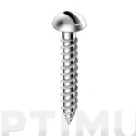 TIRAFONDO CABEZA REDONDA LATONADO (8 UNI)