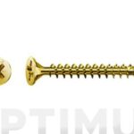 TORNILLO MADERA CABEZA PLANA POZI BICROMATADO