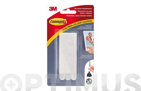 126_690dc7b749f11 TIRAS ADHESIVAS PARA CUADRO MARCO ESTRECHO 8 TIRAS - Imagen 1