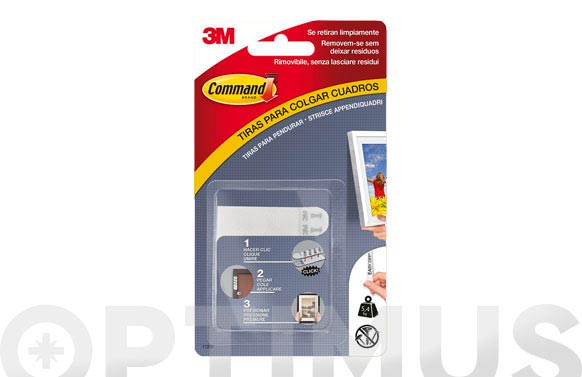 126_690dc7da37a2a TIRAS ADHESIVAS PARA CUADROS 8 TIRAS - Imagen 1