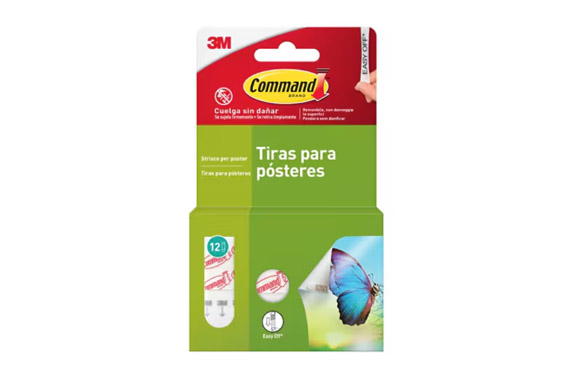 126_690dc7dbd9e69 TIRAS ADHESIVAS PARA POSTER - Imagen 1