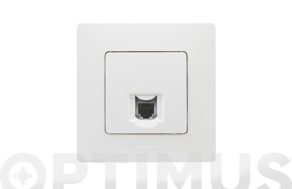 126_690dc99cbe255 TOMA DE TELEFONO RJ11 BLANCA - Imagen 1