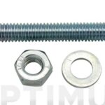 TORNILLO CABEZA CILINDRICA+TUERCA+ARANDELA 9 UDS