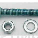 TORNILLO CABEZA PLANA+TUERCA+ARANDELA