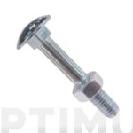 TORNILLO DIN 603 4.6 CINCADO + TUERCA