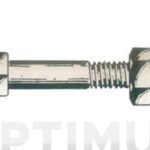 TORNILLO DIN 603 4.6 CINCADO +TUERCA