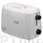 TOSTADOR DOS RANURAS CORTAS BLANCO CON TAPA