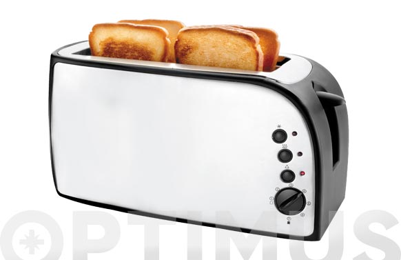 126_690dce0f6bc43 TOSTADOR DOS RANURAS LARGAS INOXIDABLE - Imagen 1