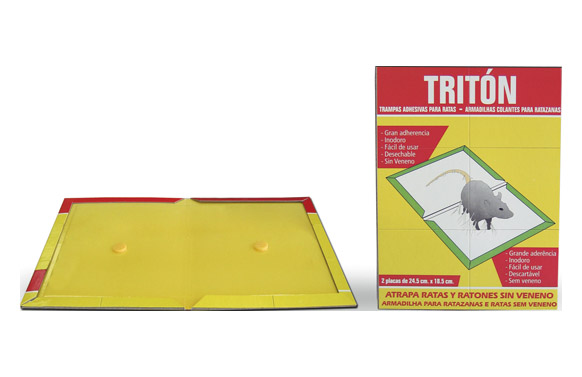 126_690dce6176714 TRAMPA ADHESIVA RATAS TRITON 24,5X18,5 CM - Imagen 1