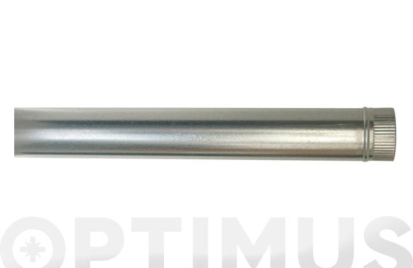 126_690dcfcac241e TUBO CHIMENEA LISO GALVANIZADO - Imagen 1