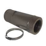 TUBO EXTENSIBLE PARED PELLET DOBLE INOX 316L