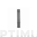 TUBO EXTENSIBLE PARED PELLET SIMPLE INOX 316L PINTADO GRAFITO INOX