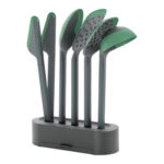 UTENSILIOS DE COCINA NYLON SILICONA + BASE