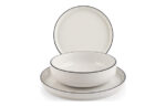 VAJILLA 12PZ PORCELANA ESSENCE BLANCA