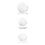 VAJILLA 18 PZAS VIDRIO GRABADO