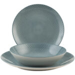 VAJILLA 18PZS PORCELANA COUPE AURORA