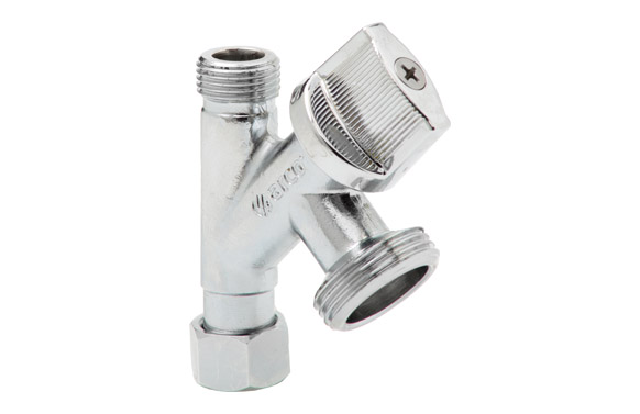 126_690f0dd80b2bc VALVULA ESCUADRA PN16 TUERCA LOCA M-M VITAQ - Imagen 1