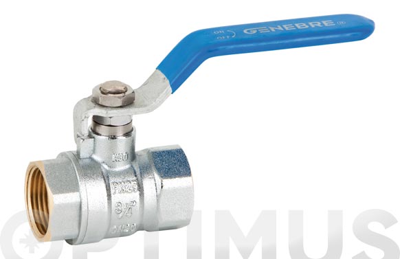 126_690f0dfea2439 VALVULA ESFERA ROSCA GAS PASO TOTAL - Imagen 1