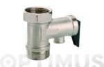 VALVULA SEGURIDAD CON PURGA TERMO