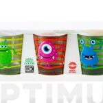 VASO AGUA DECORADO PACK 3U