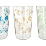 VASO ALTO DECORADO PACK 3 UDS