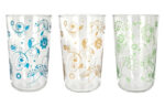 VASO ALTO DECORADO PACK 3 UDS