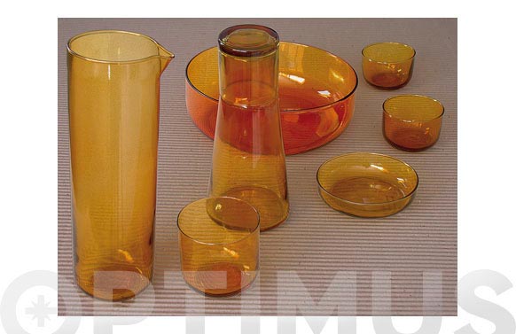 126_690f0fe8c0184 VASO MEDIANO VIDRIO NARANJA - Imagen 1