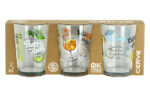 VASO PINTA COCTEL DECORADO PACK 3 UDS - Imagen 2