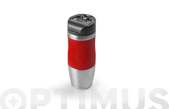 126_690f105f31234 VASO TERMO HERMETICO LUXE ROJO - Imagen 1