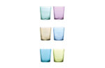 VASO VIDRIO COLOR PACK 6 UDS - Imagen 3