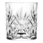 VASO VIDRIO TALLADO MELODIA