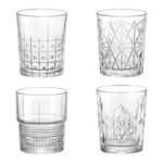 VASOS TALLADOS BARTENDER SET 4 UDS