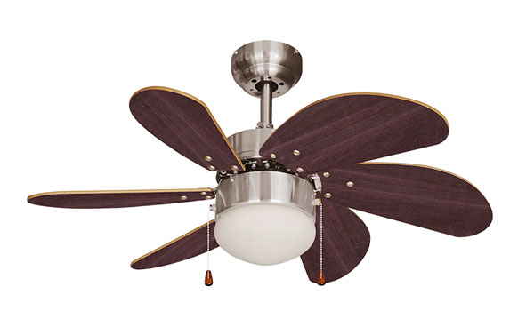 126_690f116d1ebc2 VENTILADOR DE TECHO MODELO ARAL WENGUE/NIQUEL SATI - Imagen 1