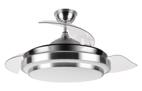 126_690f116e1fe23 VENTILADOR DE TECHO PALAS RETRACTIL ACERO - Imagen 1