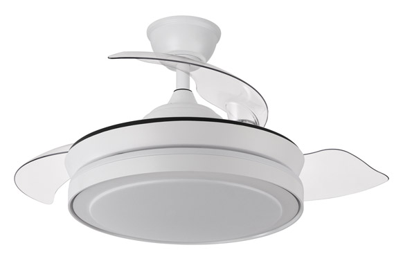 126_690f118d7042a VENTILADOR DE TECHO PALAS RETRACTIL MINI BLANCO - Imagen 1
