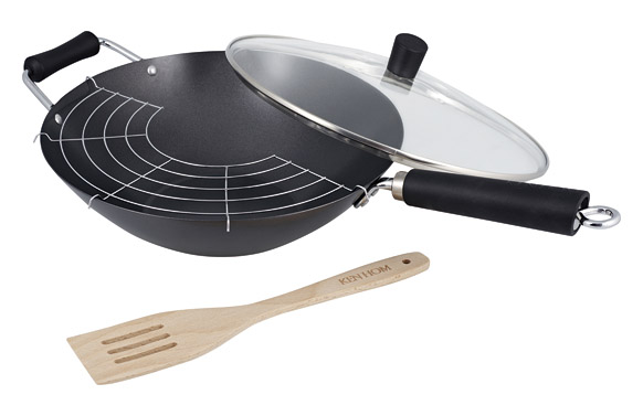126_690f1261a40e7 WOK ACERO SET REGALO - Imagen 1