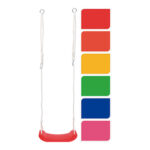 ASIENTO COLUMPIO POLIPROPILENO CON CUERDAS