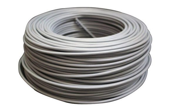 126_69171113950d0 CABLE HILO FLEXIBLE H07Z1-K (AS) 1X2,5MM - 100MT GRIS - Imagen 1