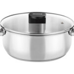 CACEROLA CON TAPA CRISTAL ELITE BAQUELITA