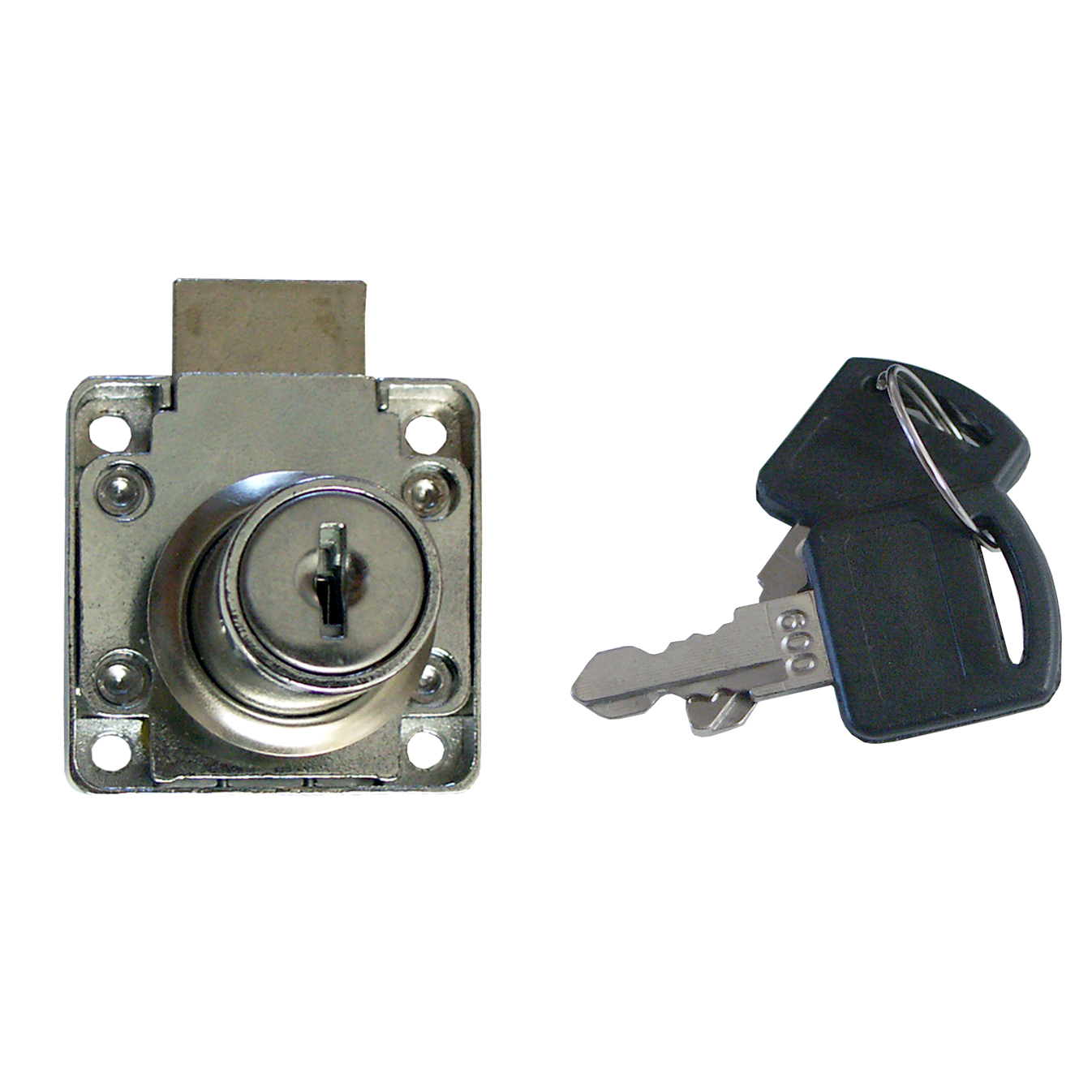 126_691711a764b7b CERRADURA MUEBLE SOBREPONER CM1 26MM LL.IGUAL ZAMAK MICEL MO - Imagen 1