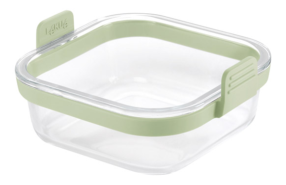 126_691711a8a4142 CESTA CUADRADA DE VIDRIO TRANSPARENTE - Imagen 1