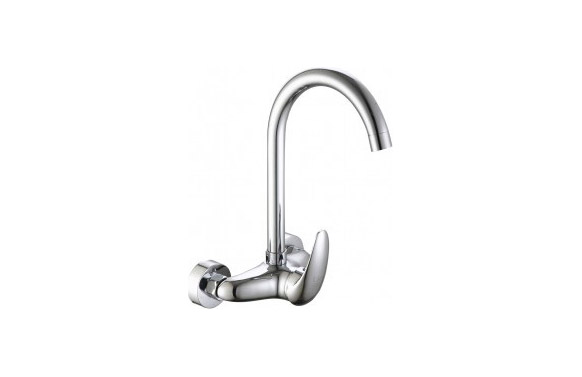 126_691713d9645d4 GRIFO COCINA MONOMANDO PARED CAÑO ALTO - Imagen 1