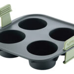 MOLDE MUFFINS SILICONA 4 CAVIDADES