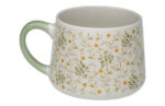 MUG CERAMICA FLORES