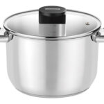 OLLA CON TAPA CRISTAL ELITE BAQUELITA