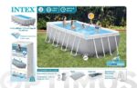 PISCINA RECTANGULAR DESMONTABLE PRIS FRAME 10.874 L DEPURADORA CARTUCHO TIPO A - Imagen 4