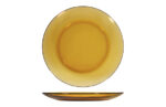 PLATO VIDRIO AMBAR