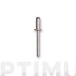 REMACHE CABEZA ALOMADA 3,0 X 8 ALUMINIO 500 PZ