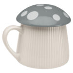 TAZA CON TAPA SETA GRIS